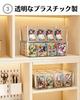 Chocople Card Case Trading Card Storage Trading Card Case Card Box Large Capacity Removable Dividers Holds 2000 Cards