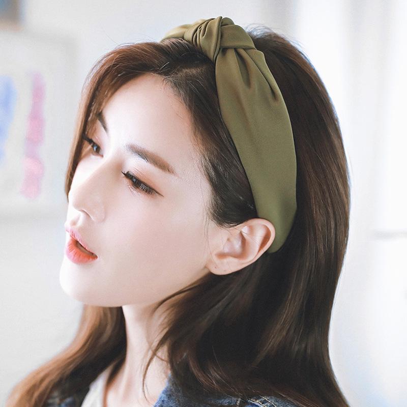 Wide Fabric Knotted Hair Headband