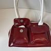 New Ladies Pillow Shaped Fashion Single Shoulder Bag Semi-Circle Bright Surface Casual Women's Bag