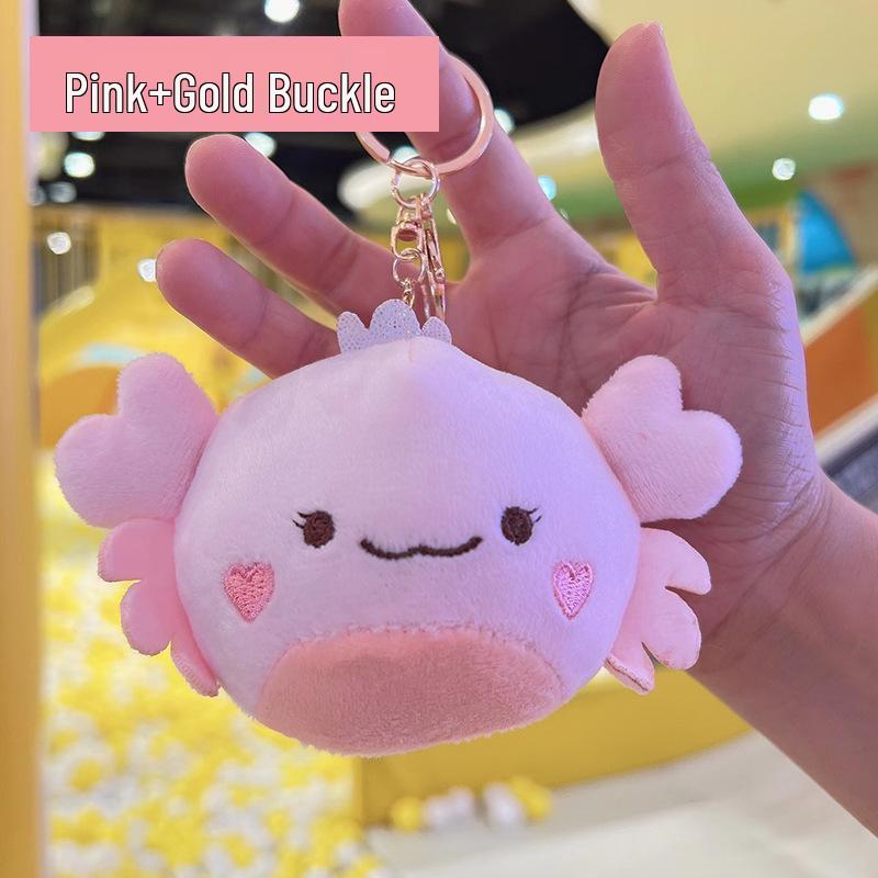 Crab Pendant & Plush Mini Backpack Charm