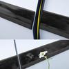 New Outlander PHEV GN0W Compatible Side Door Molding Door Trim Garnish Side Door Garnish Under Molding Accessory Exterior Custom Parts Piano Black 4P