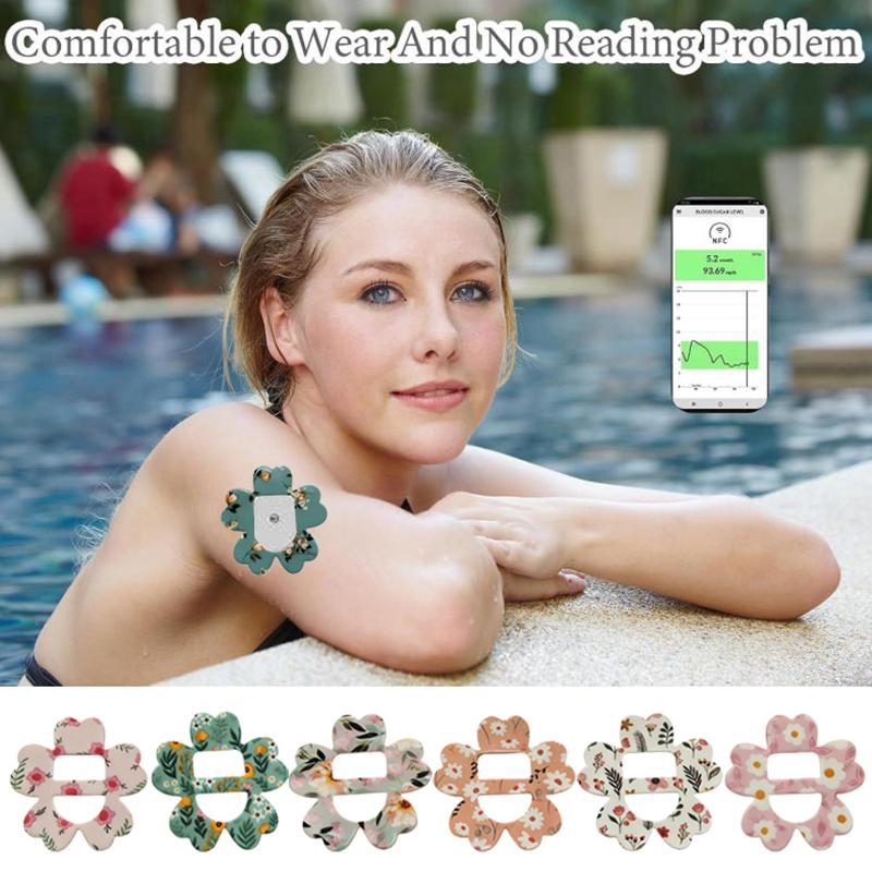 Diabetes Blood Glucose Monitoring Probe Patch Secure Adhesion Easy Application For Continuous Monitoring Daily Activities