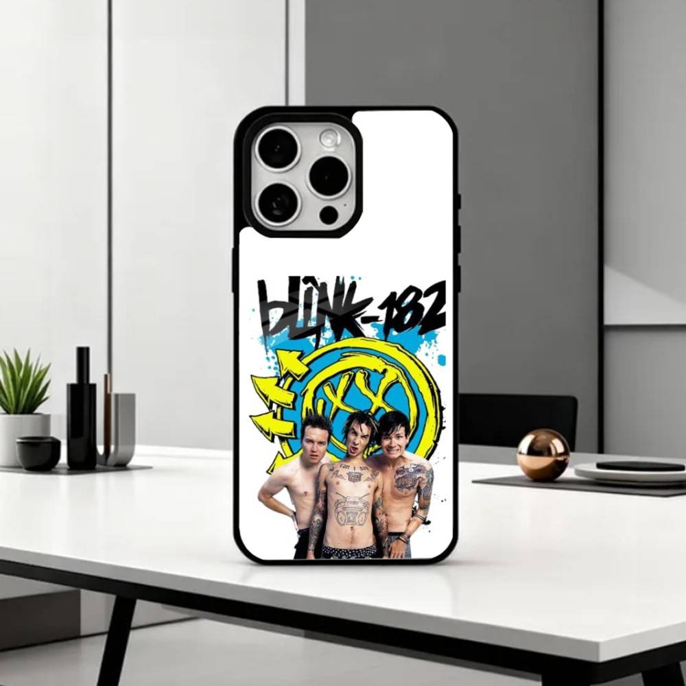 

Punk B-Blink-182 B-Band Phone Case For iPhone17,16,15,14,13,12,11 Plus,Pro Max Magnetic For Magsafe Wireless Charging iPhone17Pro