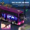 Friction Powered Double Decker Bus Model Light Music Sightseeing Bus Model  Xmas Gifts