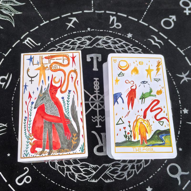 1000 Stil Englische Tarot- & Orakelkarten Brettspiel