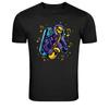 Astronaut Skeleton Playing Saxophone Graphic T-Shirt