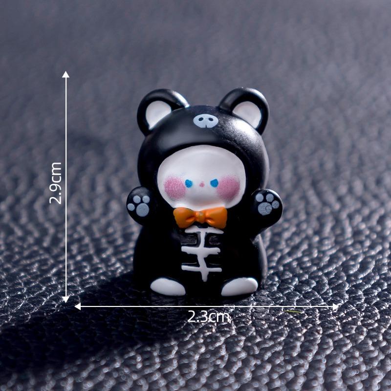 Micro-landscape Halloween Ghost Pumpkin Bear Decorative Blind Bag Accessory Mini Small Figurine