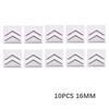 16mm Car Remote Key Stickers Badge Emblem Car Accessories For Citroen C4 C3 C2 C1 C5 C6 DS3 Berlingo Xsara Grand Picasso Jumper ama123