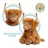 [VIAHART] Highland Cow Henry Plush Toy Brown M Size (Approx. 29cm) Fluffy Cow Stuffed Toy Hand Washable Present [Parallel Import]