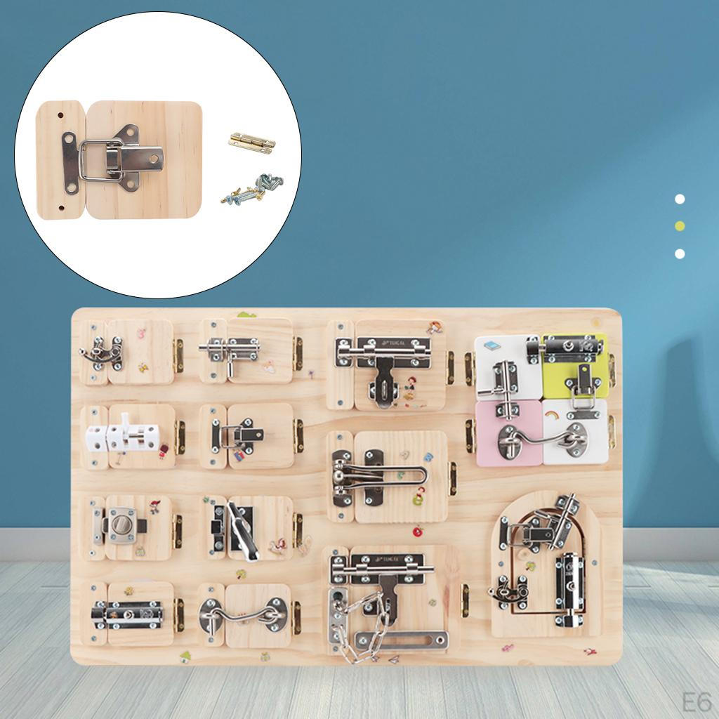 DIY Lock Latch Puzzle Parent-Child Early Education Toys Year Old