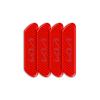 4PCS Car Door Safety Warning Reflective Mark 3D Sticker Car Styling For Kia Ceed Sorento Sportage Niro Optima Picanto Rio Morning Forte K8