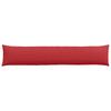 Sofa Cushions 2 Pcs Red 200 X 40 Cm Fabric