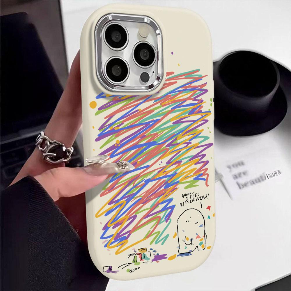 Silicone Phone Case For iPhone 11 15 16 Pro Max 13 14 12 15promax 16promax 13promax Shockproof Love Heart Funda Covers Bumper