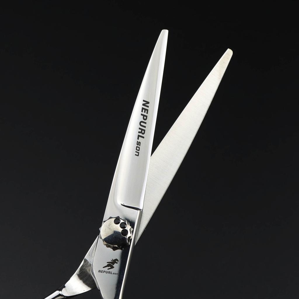 6.0 Inch Green Gem Model, Hair Scissors, Haircut, Flat Scissors, Bangs, Tooth Scissors, Antlers, Fish Bone, Non-Marking Tooth Scissors.