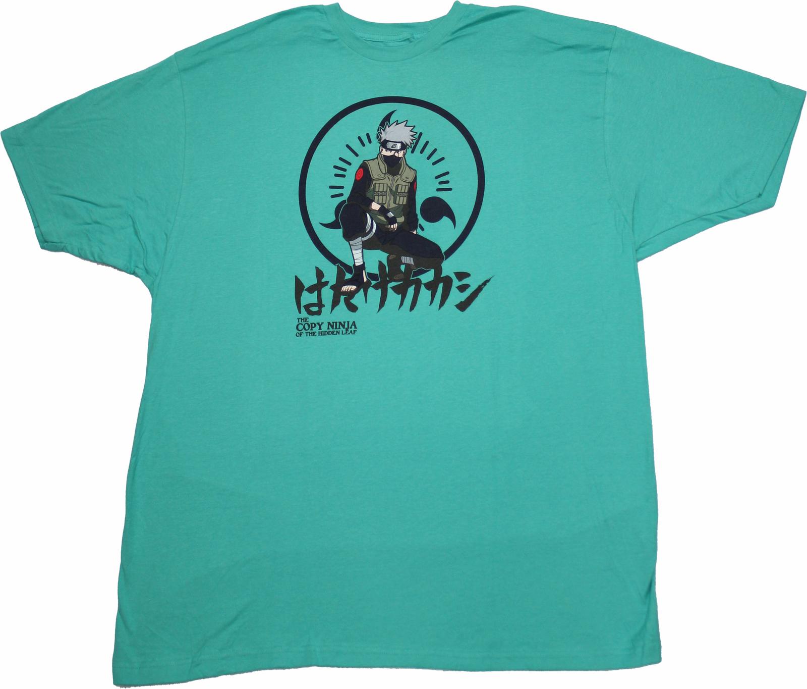 Naruto New Adult T-Shirt - Kakashi Copy Ninja Circle Stance Image S