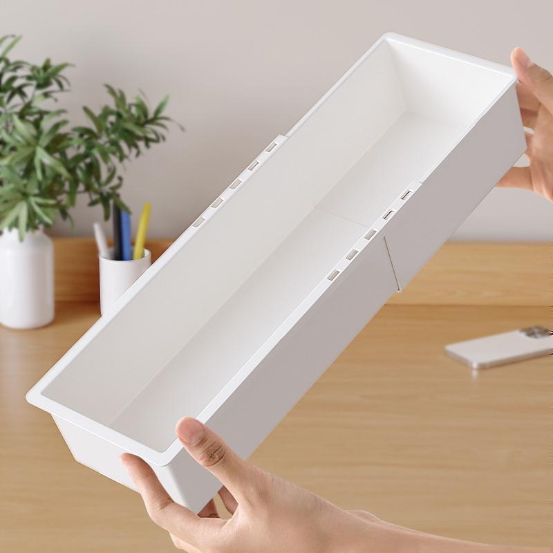 Universal Draw Organizer Expandable Plastic Multi Size Durable Storage Tray for Office Desk Kitchen Bathroom Use