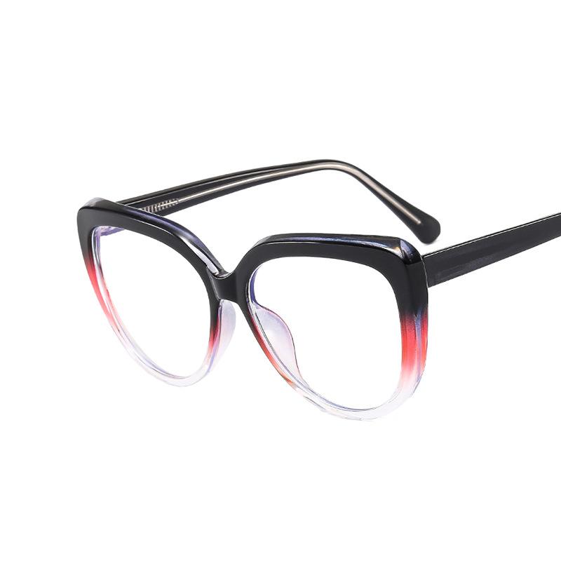 New Core Insert Cat Eye Ladies Frame Anti Blue Light Photochromic Prescription Reading Glasses