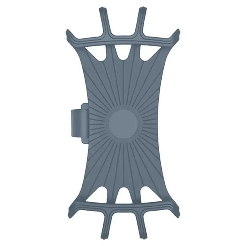 

1/2/3/6Pcs Universal Bicycle Mobile Phone Holder Rotating Silicone Bicycle Phone Holder Motorcycle Handlebar Holder сірий