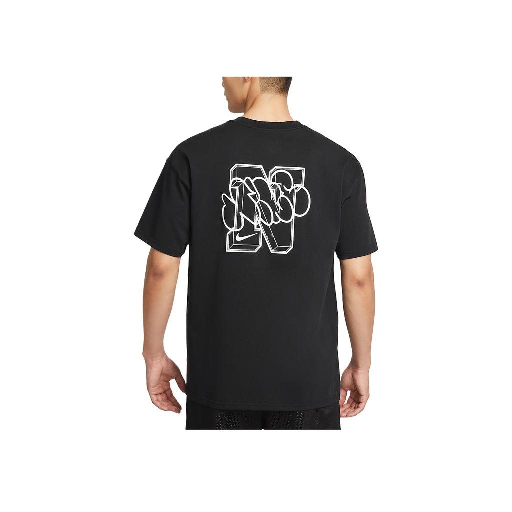 Nike Comfortable Fashionable Fitted Versatile Short Sleeve T-Shirt Men Tops Black HJ3407010