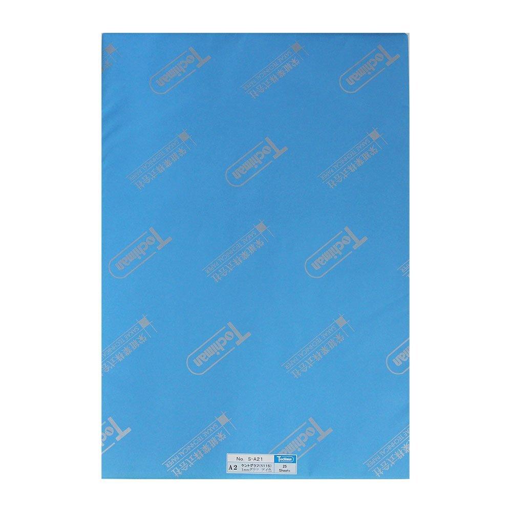 SAKAE Technical Paper Graph Paper A2 1mm Grid Silver Hill Kent Paper 25 Sheets S-A21