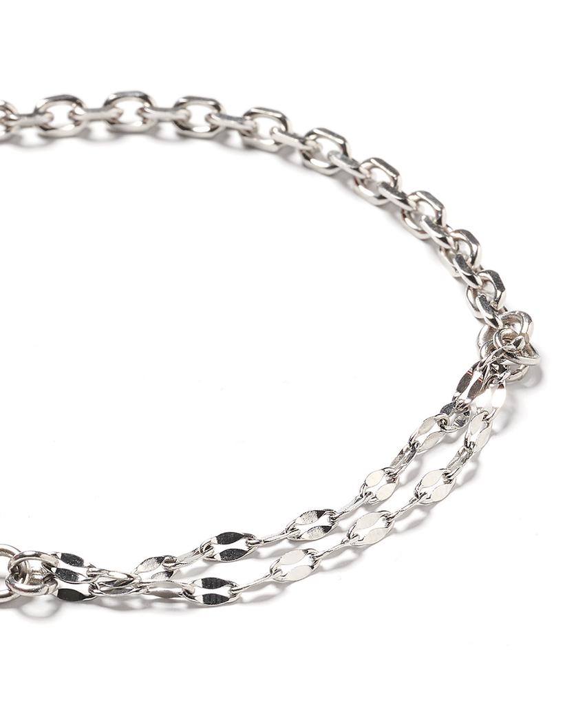 Polalita Surgical Bold Double Chain Bracelet (Plt-Br-008_Sv)