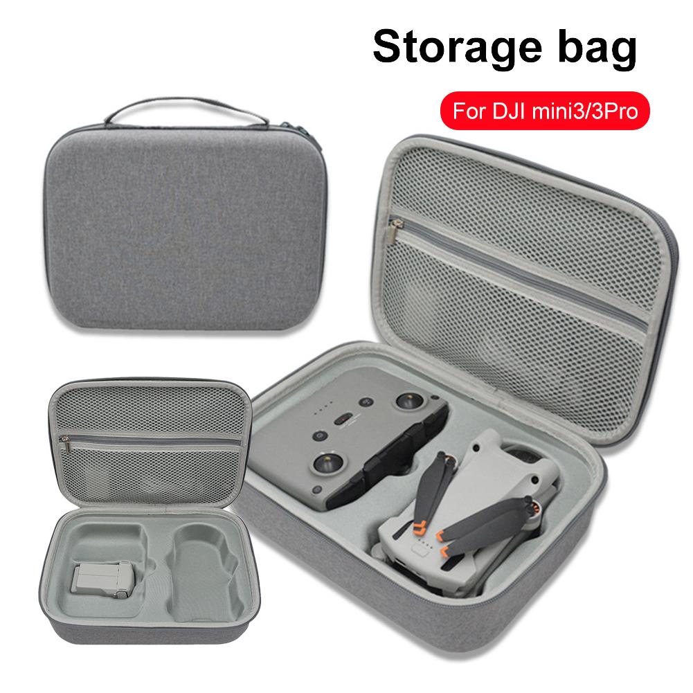 Battery & Controller Carrying Case Snowflake Cloth Storage Case Hard EVA Splash-proof for DJI Mini 3/Mini 3Pro Drone Accessories