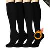 2 Pairs Fleece Warm Knee High Socks For Women-Thermal Socks For Hiking,Work,Winter,Gifts