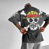 2026 One Piece Japanese Anime Unisex T-Shirt Cotton Y2K Harajuku Street Trend Short Sleeves Hip Hop Streetwear Oversized Tshirt