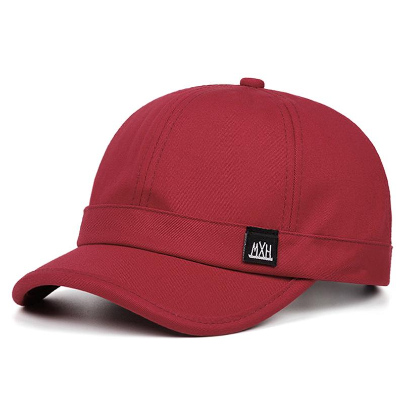 2026 New Fashionable Solid Color Baseball Hat MXH Embroidered Label HipHop Hat Outdoor Daily Leisure Sunshade Hat Skateboard Hat