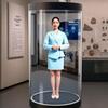 Display Holográfico Transparente Humano Digital IA Yueyang de 32 polegadas