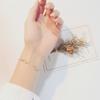 Wind Bracelet Women'S Fashion Temperament Leaf Opening Simple Literary Fresh Leaf Bracelet Direct Sales