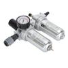  Filter Pressure Regulator 1/4 Inch Aluminum Alloy PC and Plastic Compressed  Filter