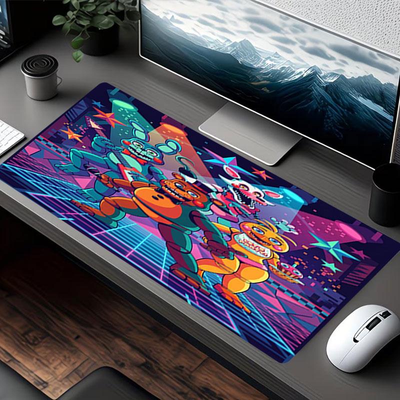 Ποντικοουαλί Five Nights at Freddy's, για Πληκτρολόγιο Pad Laptop PC Mat για Γραφείο Οικιακή Χρήση, Διακόσμηση Γραφείου, Τέλειο Δώρο Γενεθλίων για Παίκτες