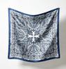 Beach sunset fashion silk scarf print 91CM silk square scarf decorative scarf scarf versatile shawl silk scarf