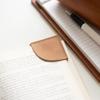 Protector Student PU Leather Handcrafted Teacher Gift Reading Marker Bookmarks Corner Page Marker