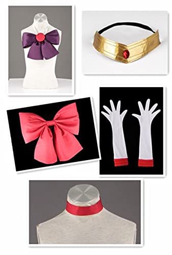 [SINUOMING] Beautiful Girl Sailor One-Piece Cosplay Costume Set, Made with Stretchy Fabric (XXL, Men's)