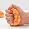 Realistische Ananasbroodje Knijpspeeltje 10cm Langzaam Rijzend PU Fidget voor Stressverlichting Schattige Voedsel-Thema Sleutelhanger Bureau Decor Draagbaar Decompressie Gadget