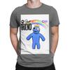 My Best Rainbow Gaming Friends Blue Novelty 100 Cotton TShirt Rainbow Gaming Friends Tops Tees For Unisex