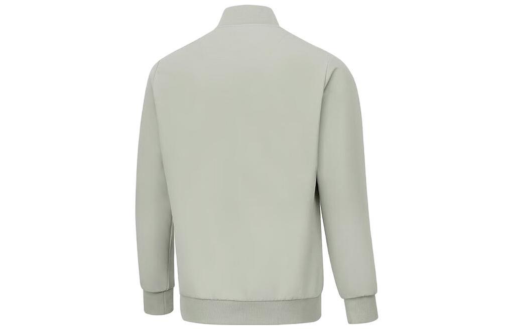 Li Ning Training Series Jackets Men's Camel Gray Stand Collar Moderate Other AJDT701-2