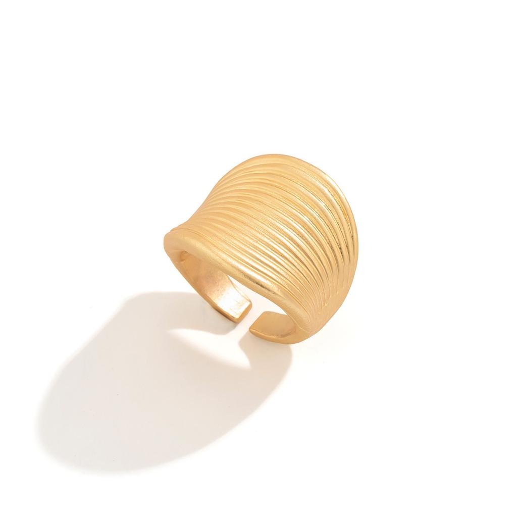 DIEZI Exaggerated Pearl Geometric Rings For Women Men Girls Gift Punk Fashion Flower Gold Silver Color Knuckle Joint Ring