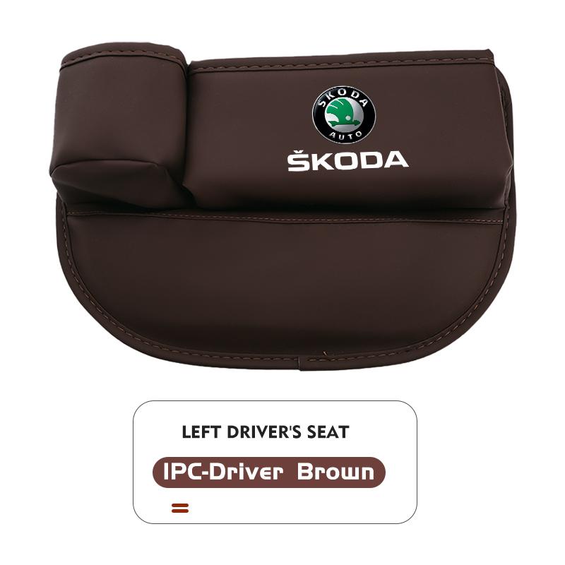 AAABT1 Car Front Seat Crevice Storage Box Pocket Cup Key Phone Holder Accessories For Skoda Octavia Superb RAPID FABIA KAMIQ KAROQ