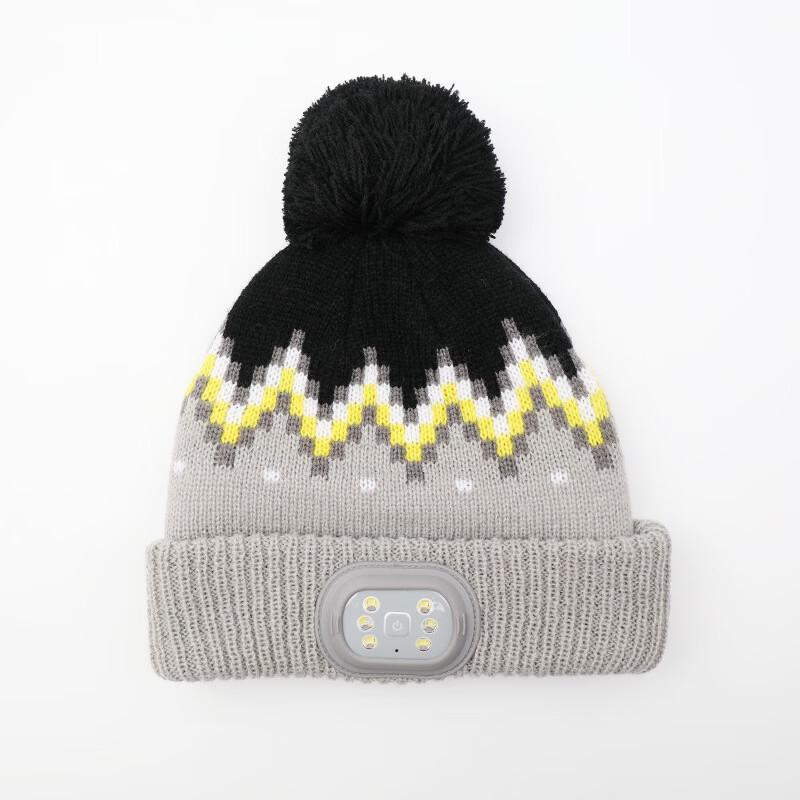 Kids  Rechargeable LED Winter Knit Hat