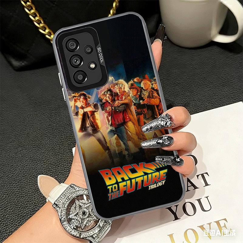 Back To The Future Soft Phone Case for Samsung A17 A16 A15 A14 A13 A57 A56 A55 A54 A53 A37 A36 A35 A34 A33 A26 A25 A24 A23 A52