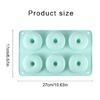 Nonstick Doughnuts Pans 6 Cavity Dessert Cake Silicone Molds Kitchen Baking Biscuits Molds Muffins Cupcakes Making Tray