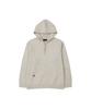 LEATHERY Essential Half Zip Hoodie [Oatmeal]