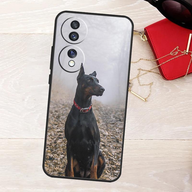 Doberman Dog Case For Honor Magic 8 5 6 7 Lite 50 70 90 200 400 Pro X8b X8c X9a X9b X9c X9d Win RT Cover