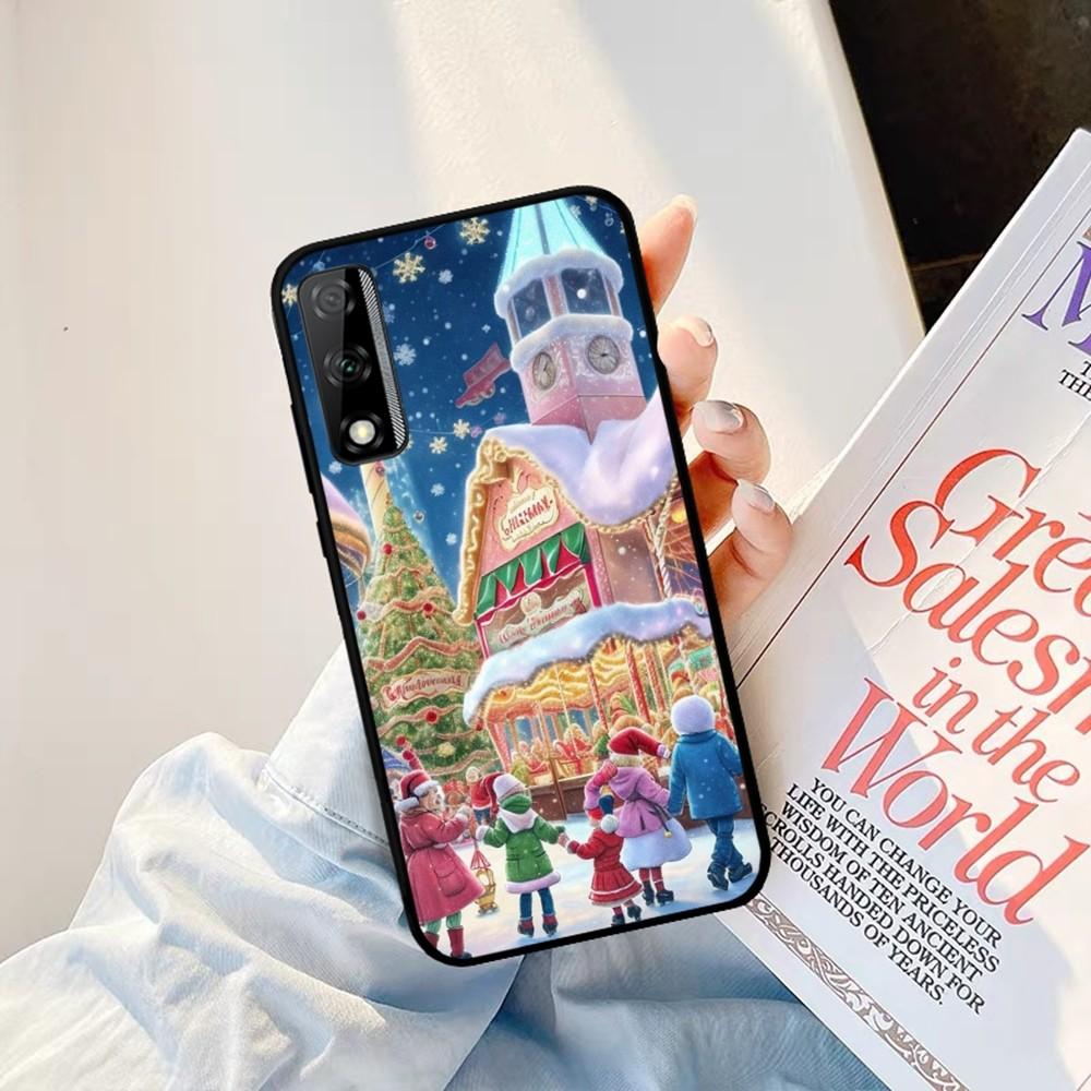 Merry Christmas Phone Case For Redmi 8 9 10 PocoX3 Pro For Samsung Note 10 20 For Huawei Mate 20 30 40 50 Lite