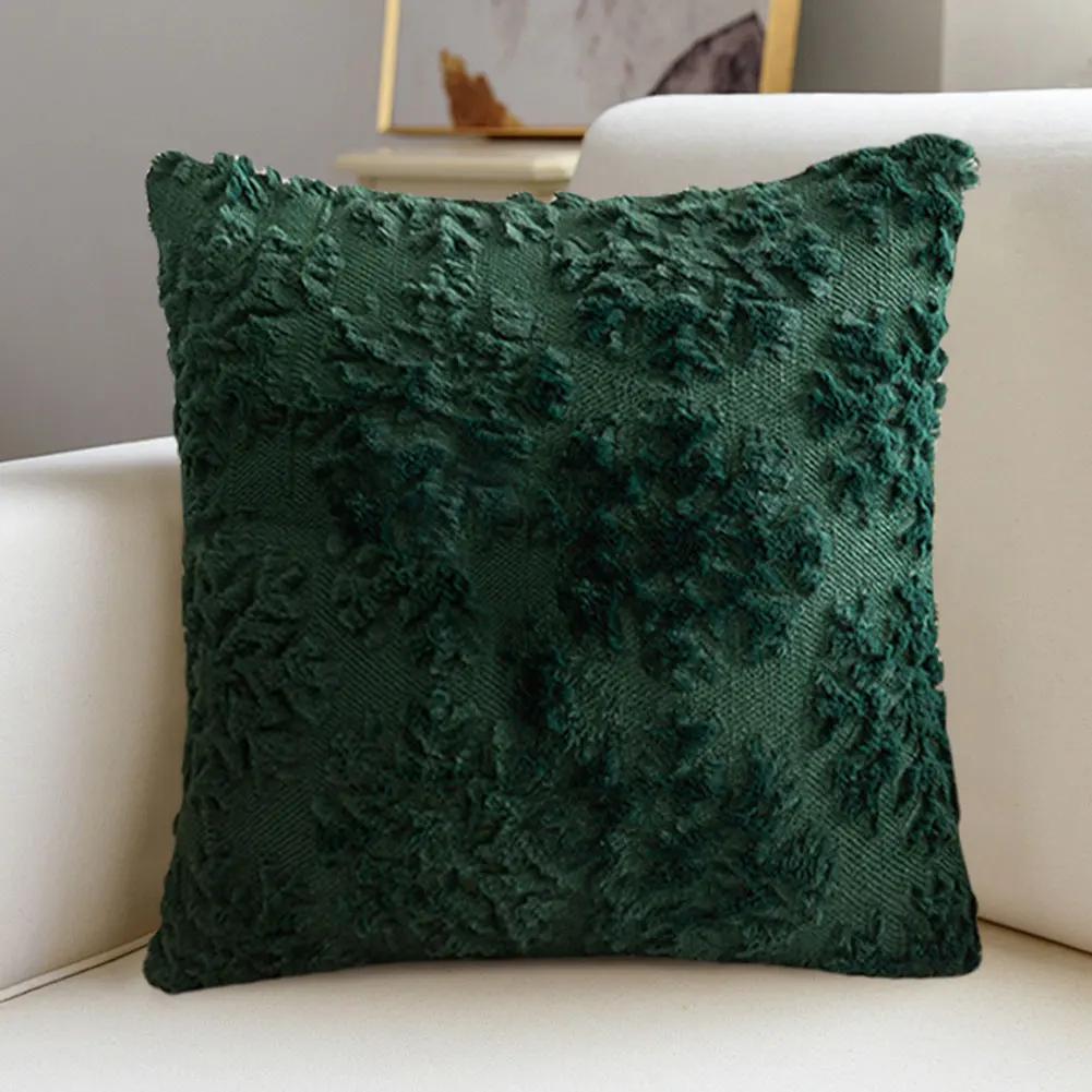 Christmas Pillow Covers Christmas Decor Soft Plush Pillowcase Couch Cushion Case Winter Holiday Decor For Home 45x45cm