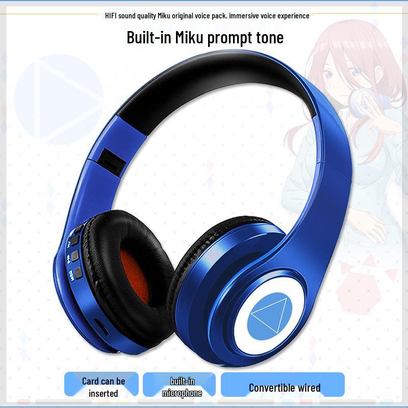 Nakano Miku Fünf gleiche Bräute Bluetooth Drahtlose Anime-Kopfhörer