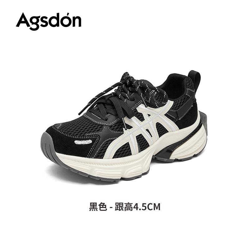 Augustine platform dad shoes women's 2025 autumn new outdoor light running shoes hiking sports casual shoes